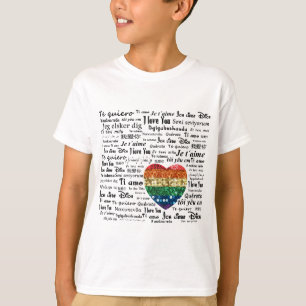 T-shirt Aimer les langues étrangères