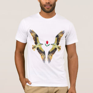 T-shirt Aimer les oiseaux. Ospreys