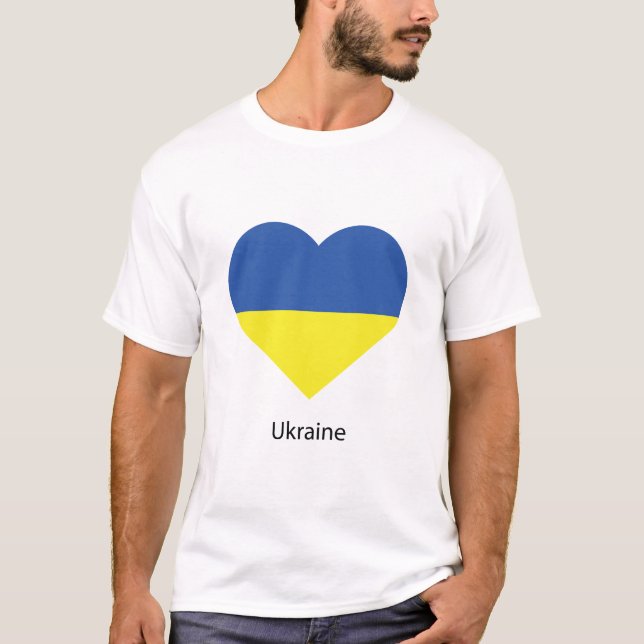 T-shirt Aimer l'Ukraine (Devant)