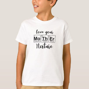T-shirt Aimer Votre Mère Nature Mère Nature Mère Terre