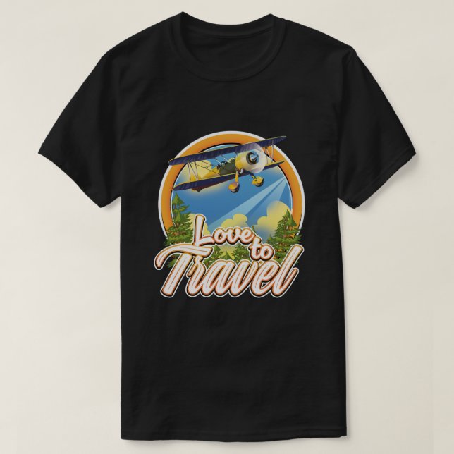 T-shirt Aimer voyager (Design devant)