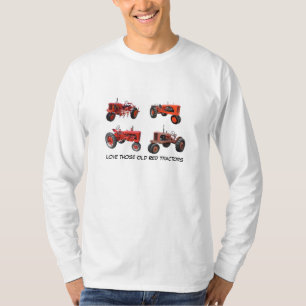 T-shirt Aimez ces vieux tracteurs rouges