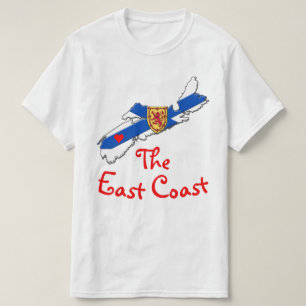 T-shirt Aimez la chemise de la Nouvelle-Écosse de coeur de