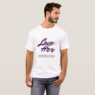 T-shirt Aimez-la - Respectez-le - ÉPHÉSIENS 5:22-33