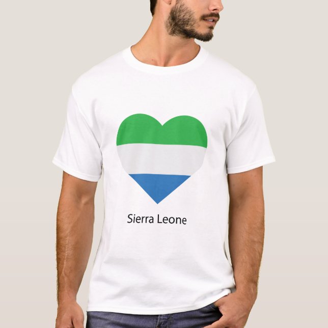 T-shirt Aimez la Sierra Leone (Devant)