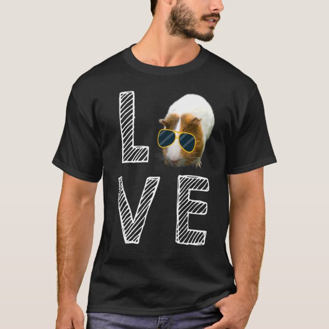 T-shirt Aimez Les Cochons De Guinée Pour Le Cochon De Guin (Devant)