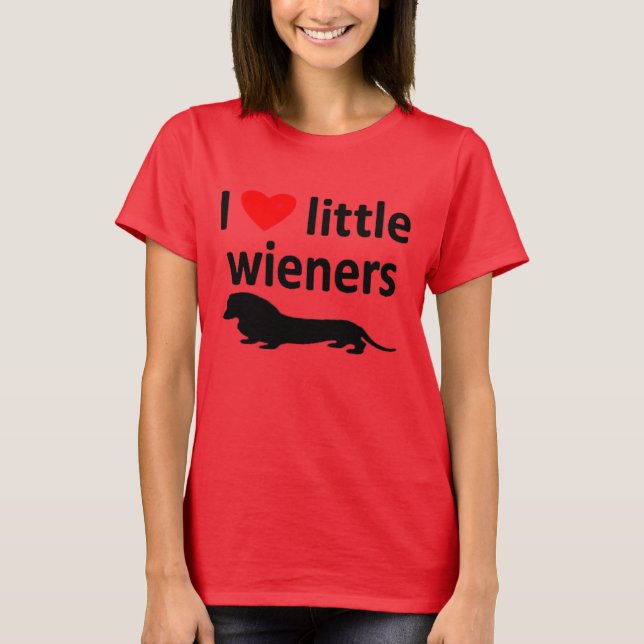 T-SHIRT AIMEZ LES PETITS WIENERS TEL (Devant)