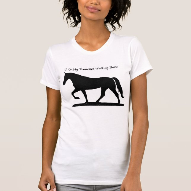 T-shirt Aimez ma chemise de marche de cheval du Tennessee (Devant)
