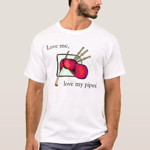 T-shirt Aimez mes cornemuses