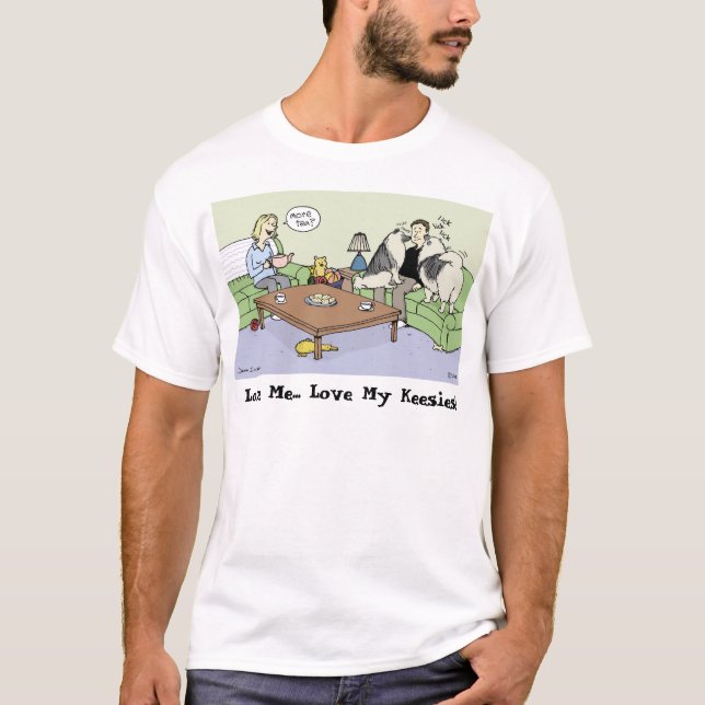 T-shirt Aimez-moi… Aimez mon Keesies ! (Devant)