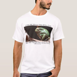 T-shirt Aimez-moi avant que je sois allé - chemise cireuse