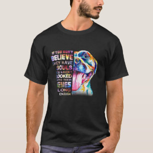T-shirt Aimez Pitbull Je Crois Soul Pitbull Dans Les Yeux