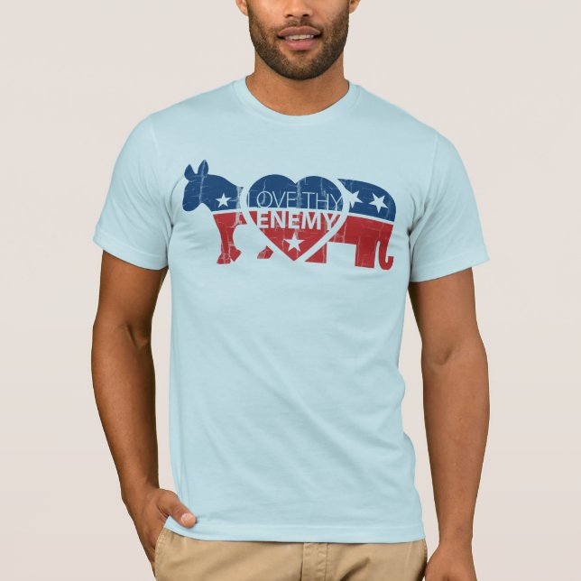 T-shirt Aimez Thy ennemi (Devant)