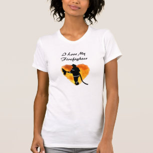 T-shirt Aimez un sapeur-pompier