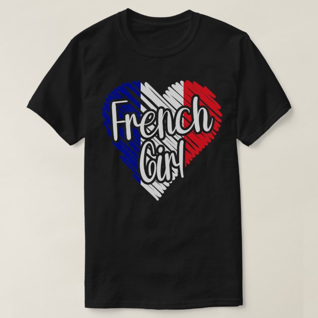 T-shirt Aimez vos racines Fille 34 (Design devant)