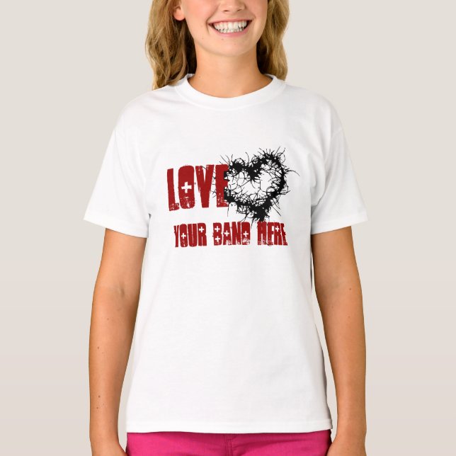 T-shirt Aimez votre groupe (Devant)