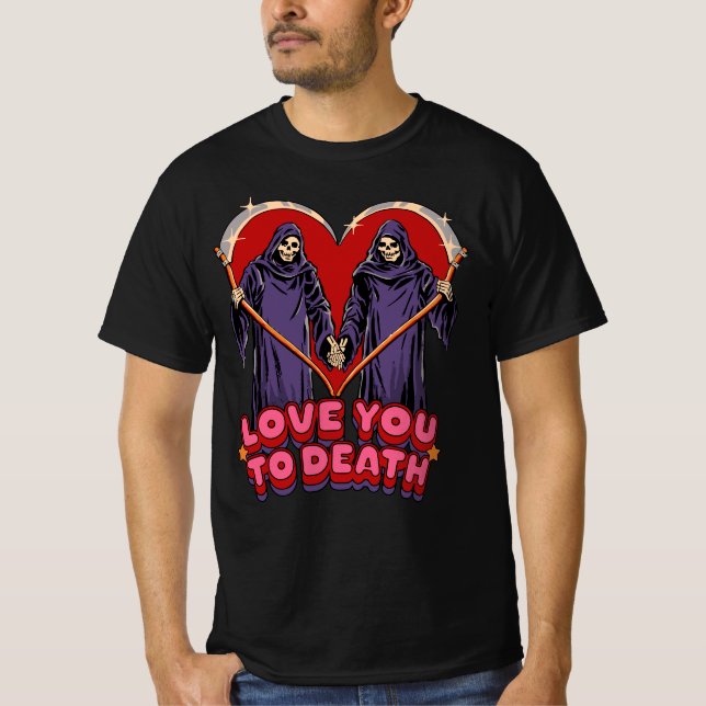T-shirt Aimez-Vous À La Mort Garçons & Filles Nouvelle Hal (Devant)