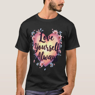 T-shirt "Aimez-vous, Toujours" Motivationnel Autoamour App