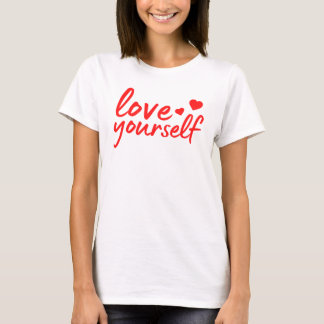 T-shirt Aimez-vous une citation avec le coeur