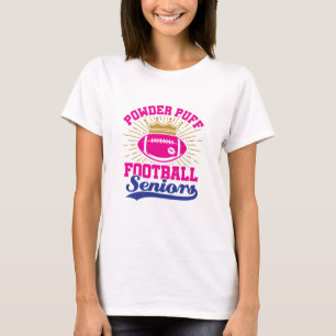 T-shirt Aînés de football de pouf en poudre