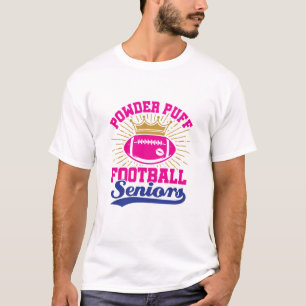 T-shirt Aînés de football de pouf en poudre