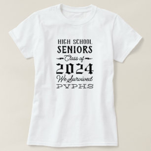 T-shirt Aînés Nous avons survécu aux études secondaires