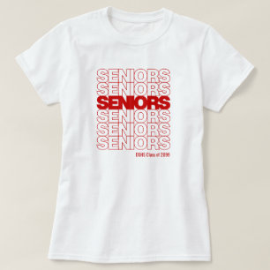 T-shirt Aînés rouges Aînés Aînés