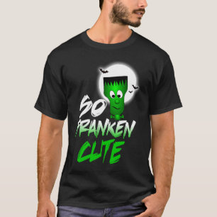 T-shirt Ainsi Franken Cute Halloween Monster Éffrayant