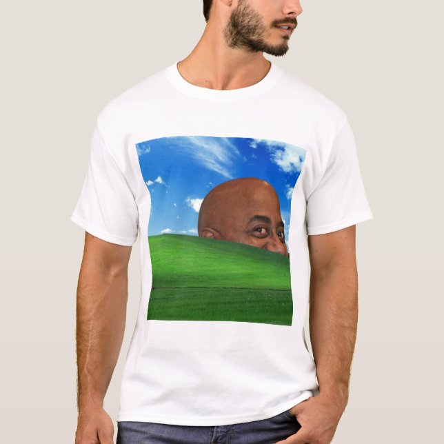 T-shirt Ainsley Harriott à l'arrière-plan de Windows XP (Devant)