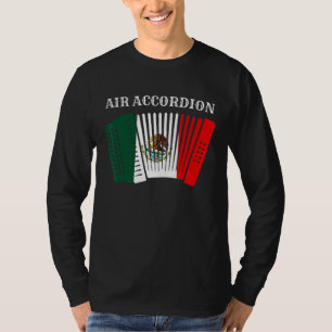 T-shirt Air Accordéon Cinco De Mayo Fiesta Mexican Flag Ac