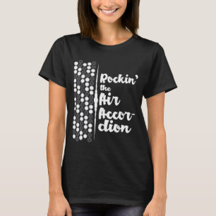 T-shirt Air Accordion Accordien Musique de Jamming