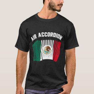 T-shirt Air Accordion Le Drapeau Du Mexique