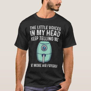 T-shirt Air Fryer Hommes Cuisinières Chefs Cuisine