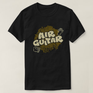 T-shirt Air Guitar 90s Pop Culture Graphic