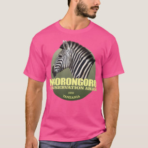 T-shirt Aire de conservation de Ngorongoro (Zèbre) (Wt2)