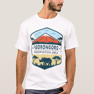 T-shirt Aire de conservation du Ngorongoro (Tanzanie)