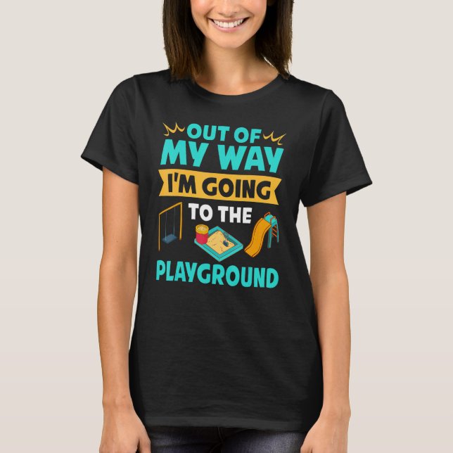 T-shirt Aire de jeu Jeux intérieurs Diapositive Enfants ex (Devant)