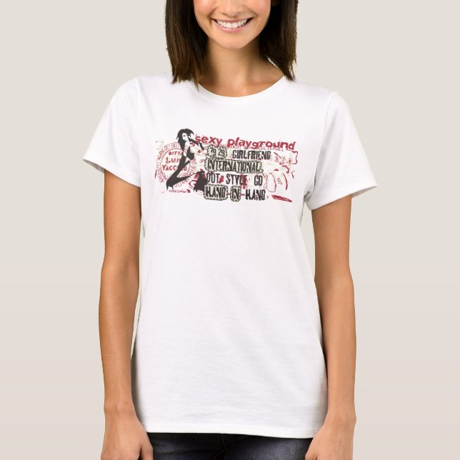 T-shirt Aire de jeux sexy (Devant)