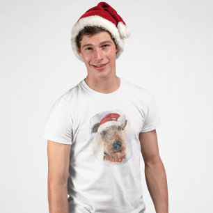 T-shirt Airedale Terrier Cadeaux De Noël Pour Amoureux de 