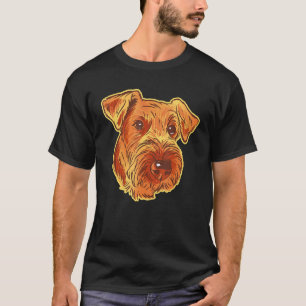 T-shirt Airedale Terrier Chien Portrait animal