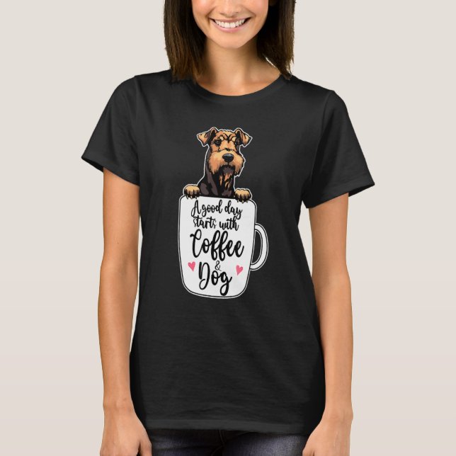 T-shirt Airedale Terrier Dog Coffee Mug Dog   (Devant)