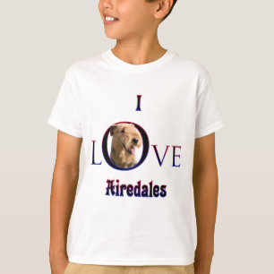 T-shirt Airedale Terrier I Love