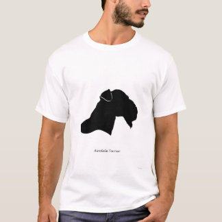 T-shirt Airedale Terrier - silhouette noire