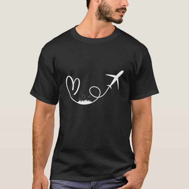 T-shirt Airplane Mode Shirt, Airplane Mode, Travel Shirt,  (Devant)