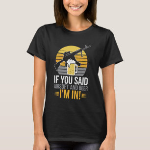 T-shirt Airsoft Funny MilSim Paintball Tactique Gear Softa