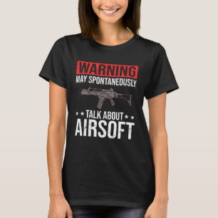 T-shirt Airsoft Gun Jeu Jeu de tir Joueur d'entraînement A
