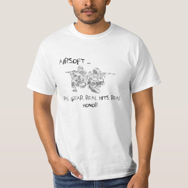 T-shirt airsoft honor (Devant)