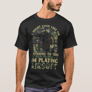 T-shirt Airsoft Tir Sports Amateurs De Base De Gun Aim S