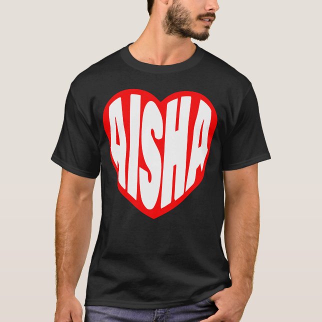 T-shirt Aisha in my Heart gift (Devant)