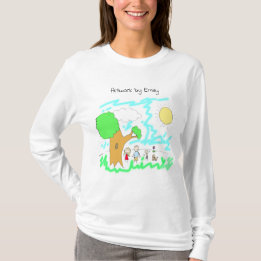 T-shirt Ajouter l'oeuvre de votre enfant à cette oeuvre